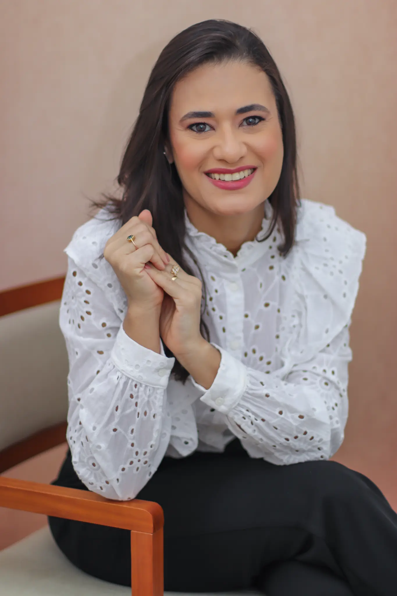 Fernanda Fontes em atendimento